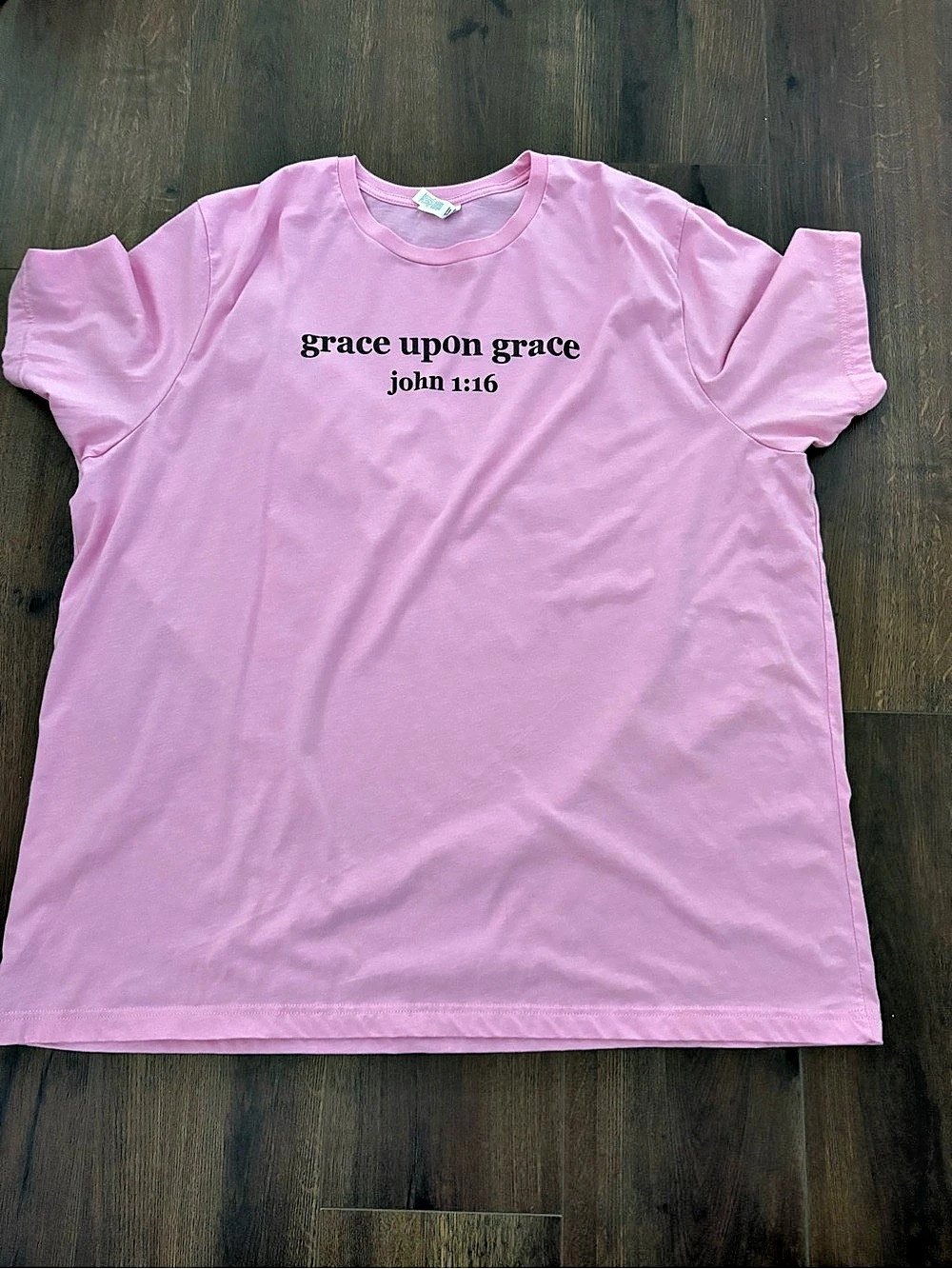 Bella Canvas Unisex Size 4X Pink Graphic Tee Like New